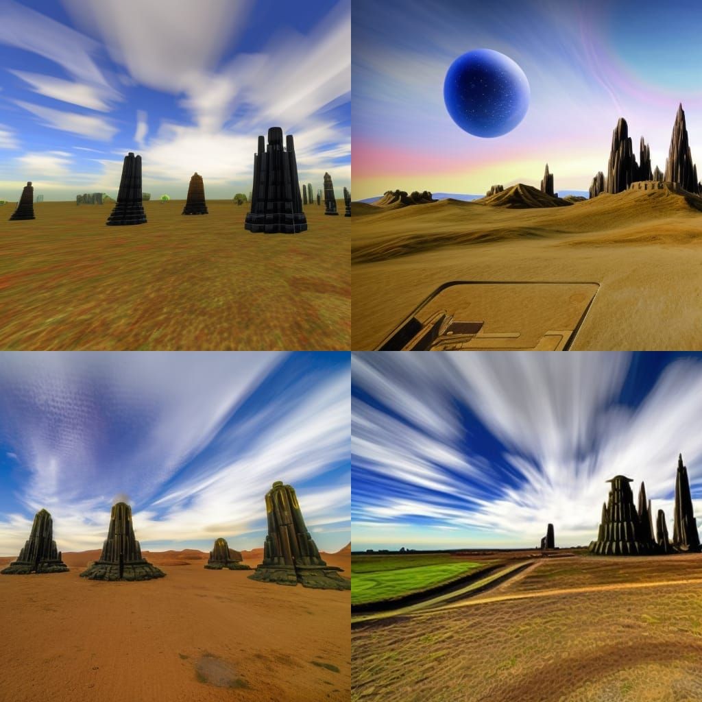 Fantastical Gallifrey Concept Art in Deep Color