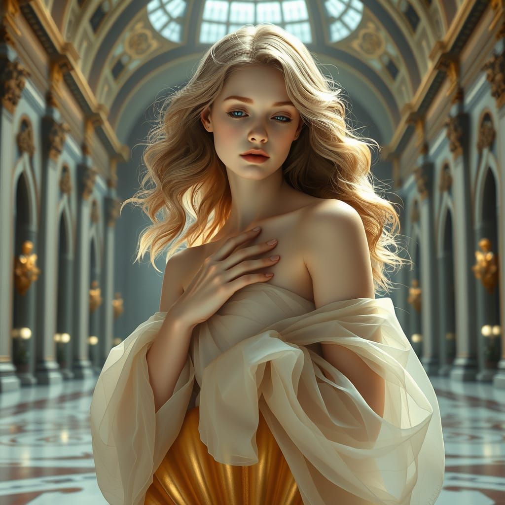 Ethereal Beauty in the Louvre