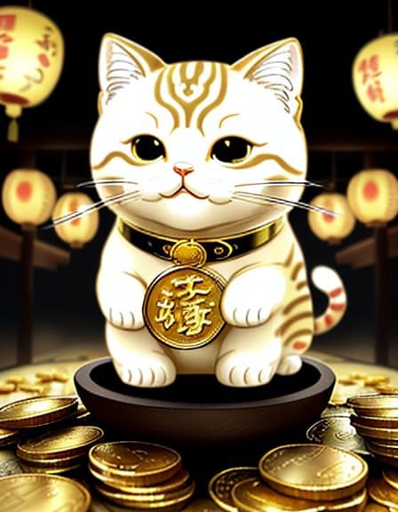 Lucky Cat! Maneki-neko!