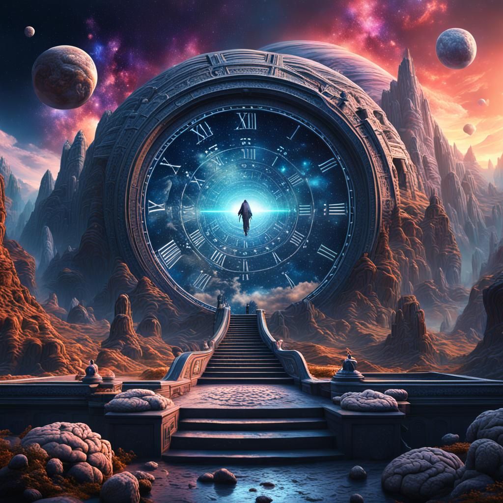 Space and Time Illusion: Detailed Matte Painting