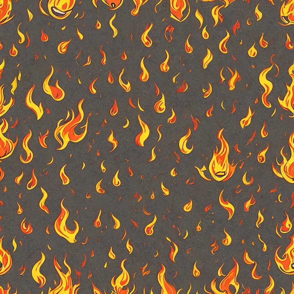 Friendly Smiling Flame