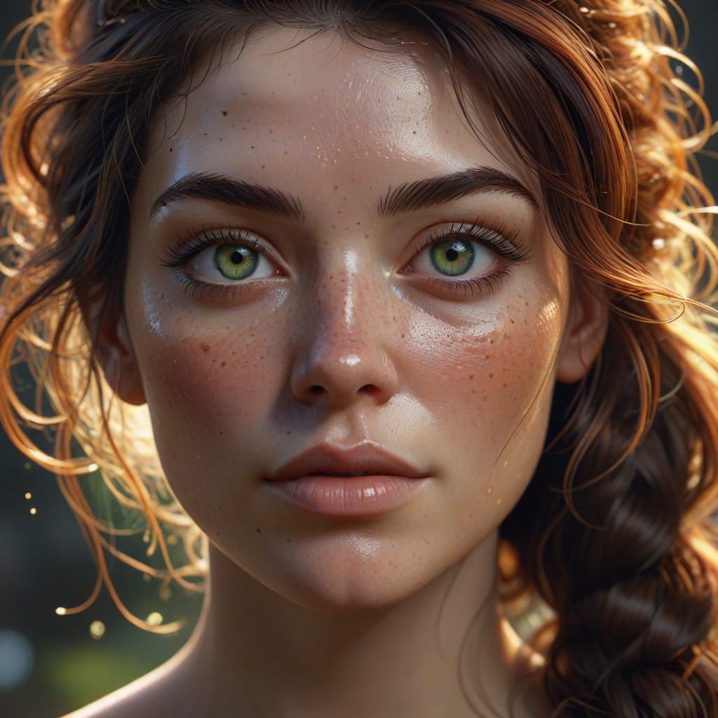 Ethereal Beauty in Golden Hour