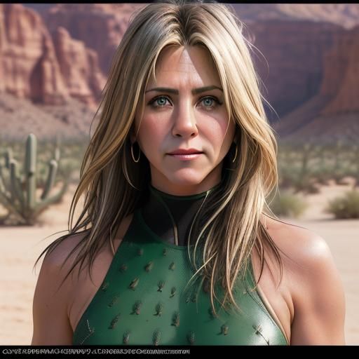 Desert Canyon Portrait with Wrestling Gear