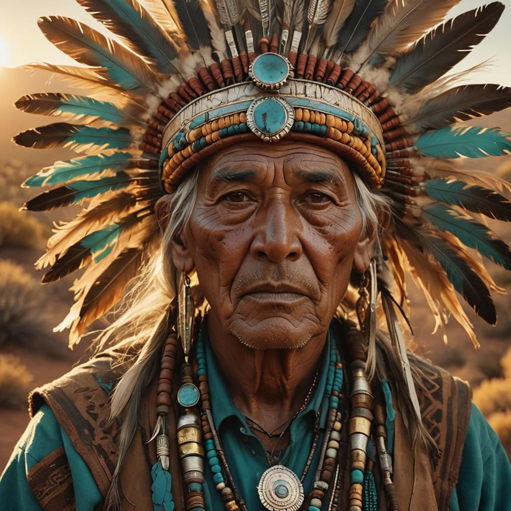 Elderly Navaho Man