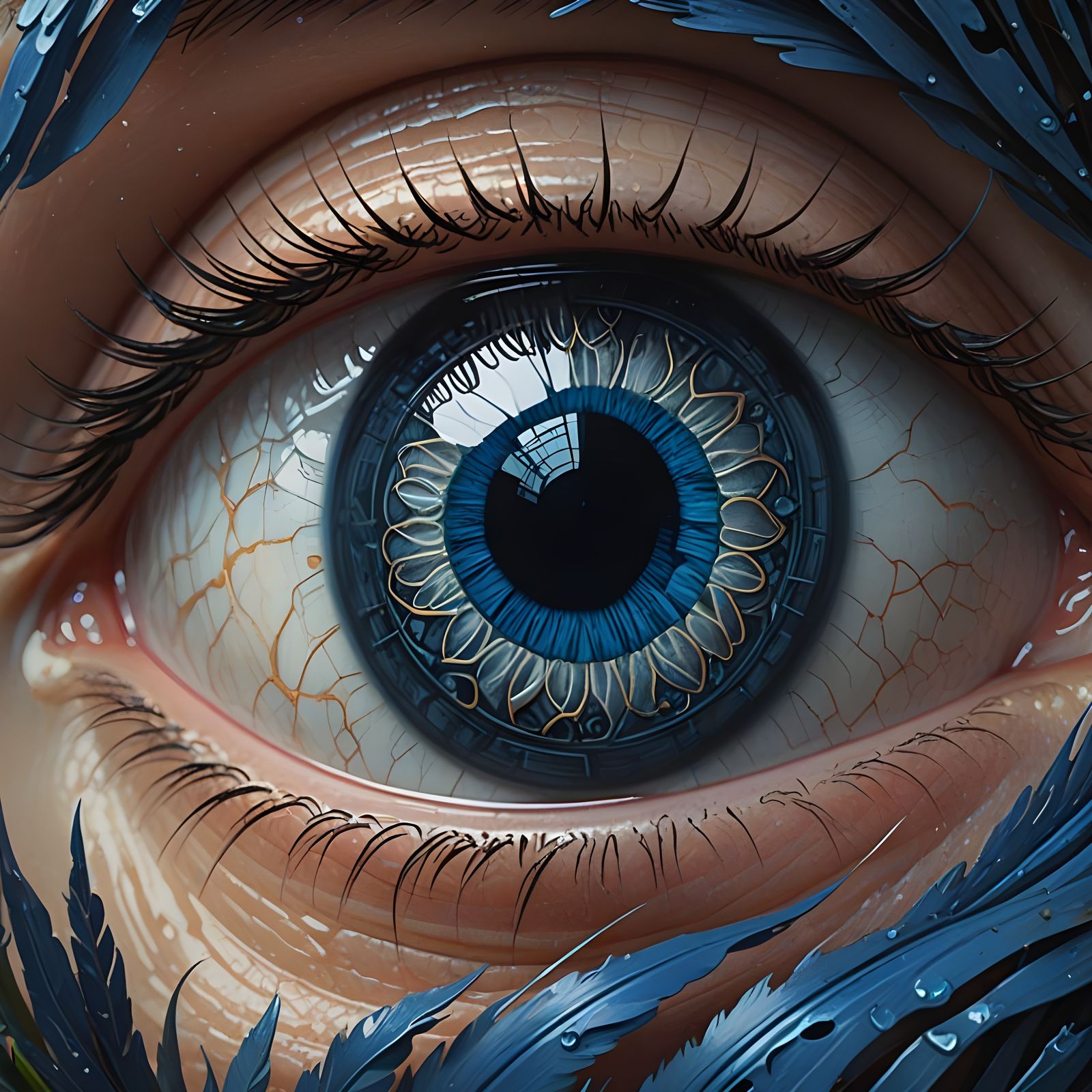 Eye of Wonder in Vibrant Dreamscapes