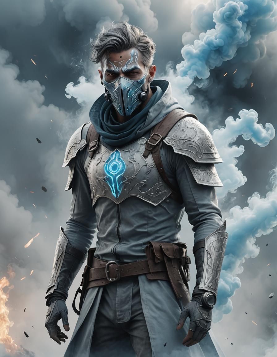 Anonymous Shapeshifter in Light Blue Smoke