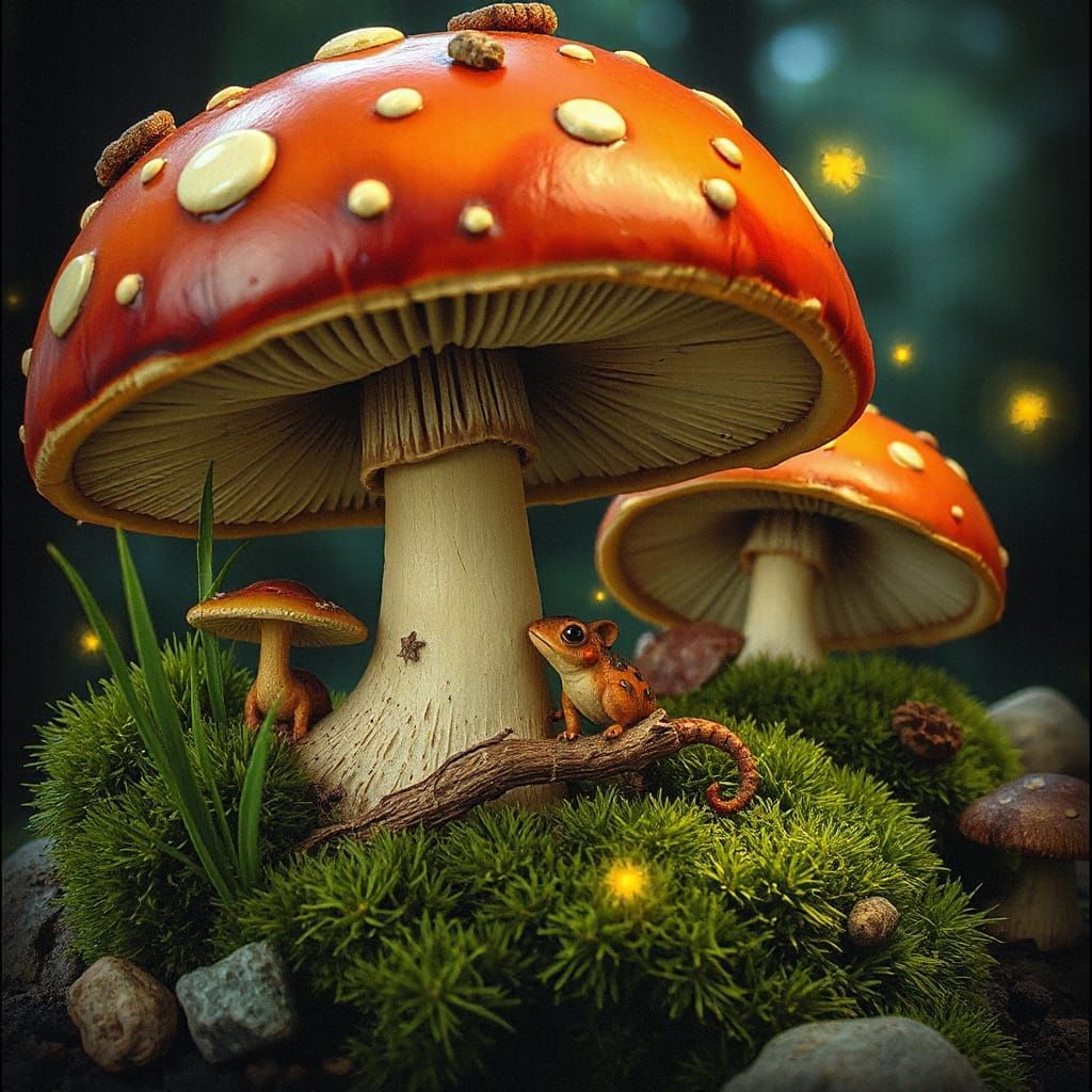 Mushroom Kingdom Homes for Whimsical Creatures