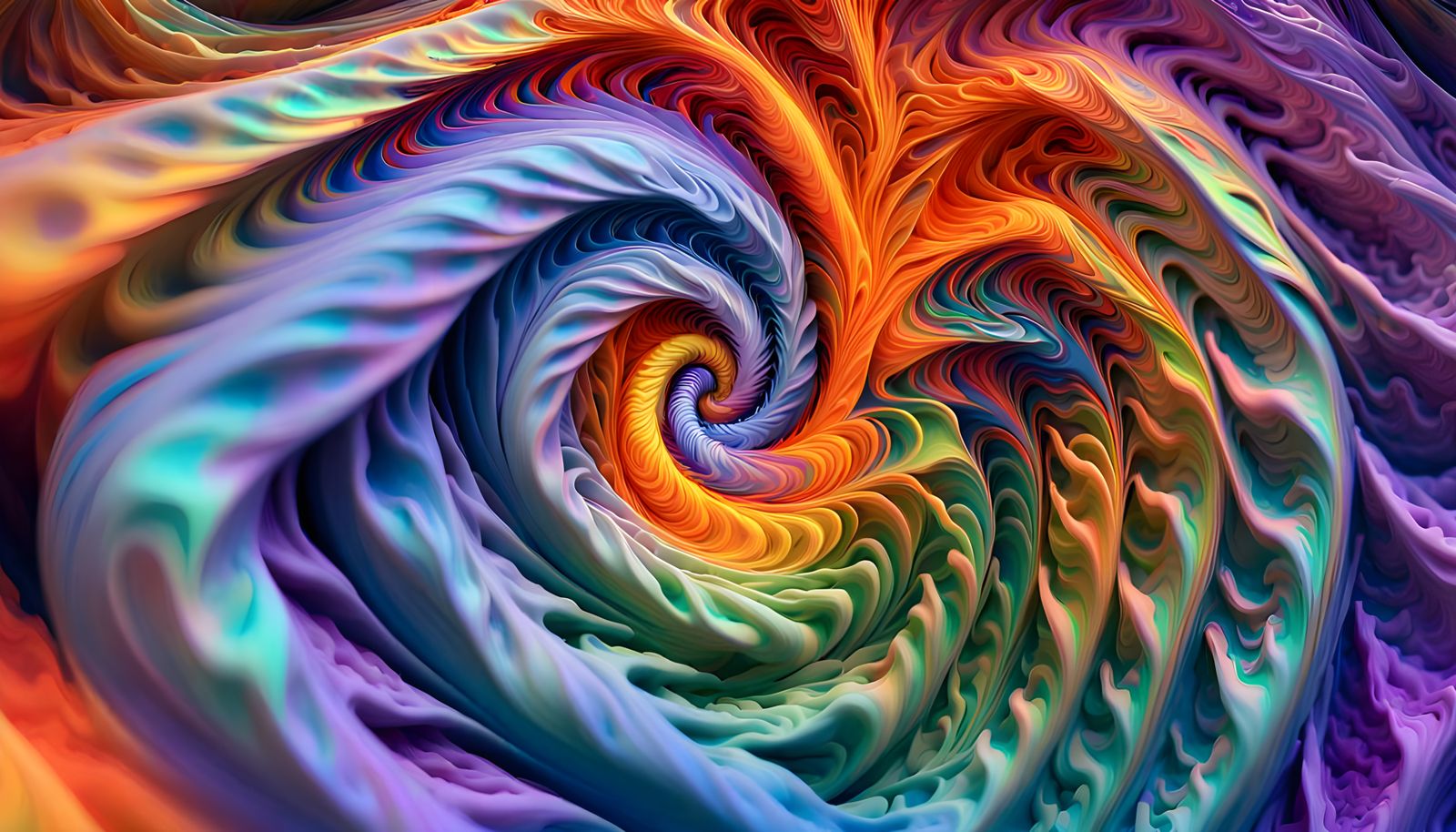 Iridescent Star Cluster Formation in Deep 3D Vortex