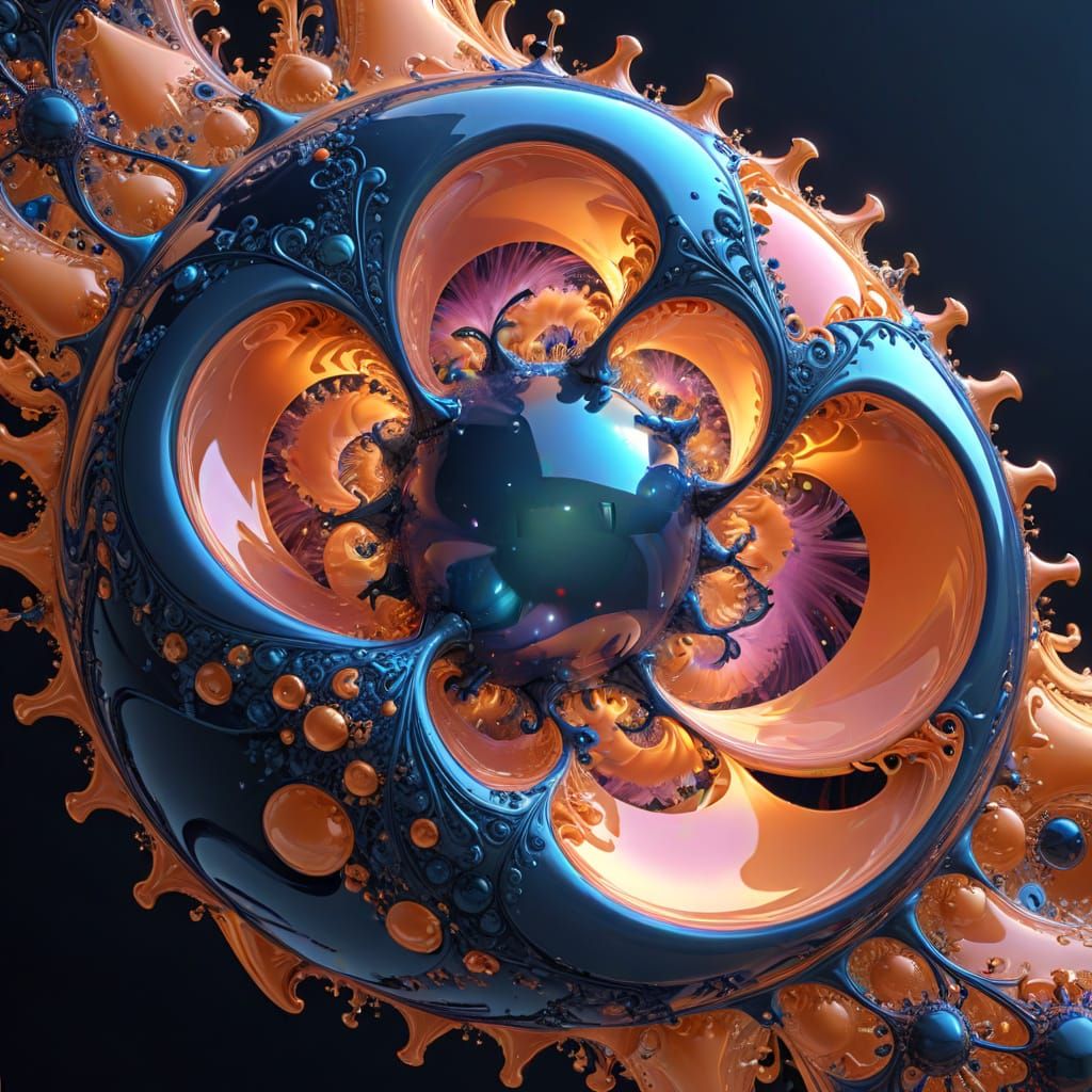 Mandelbrot Fractal Singularity with Plasma Tendrils