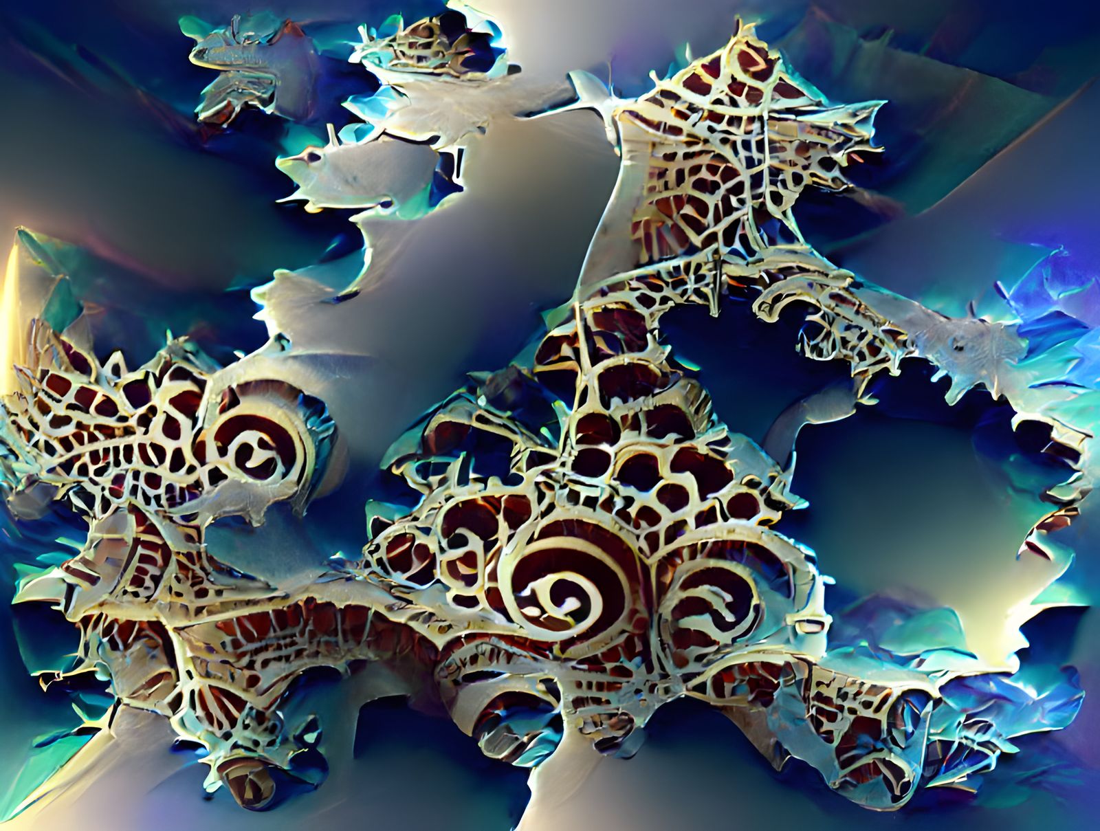 Colorful Abstract Fractal Design