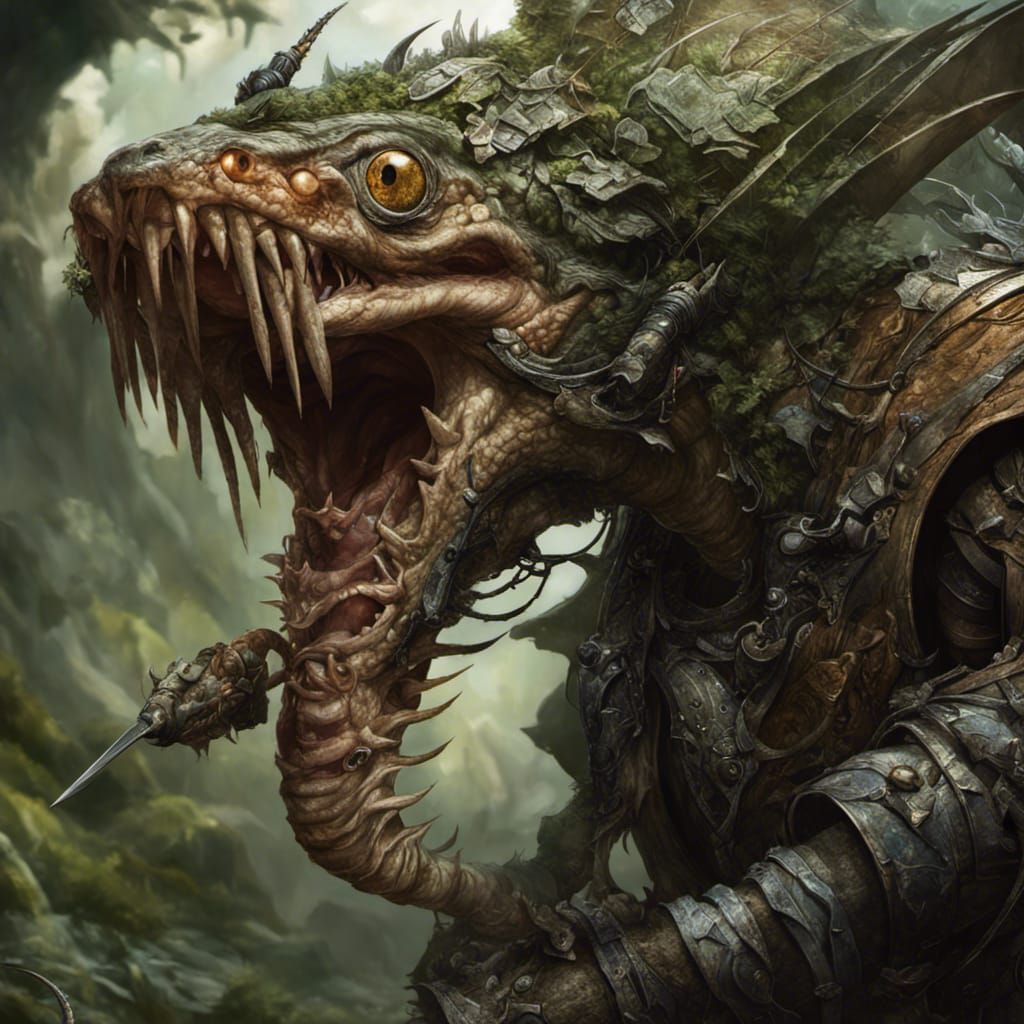 When you ask the AI to make an earthworm warrior, LOL