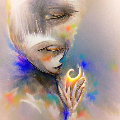 AI Generated Abstract Soul Representation