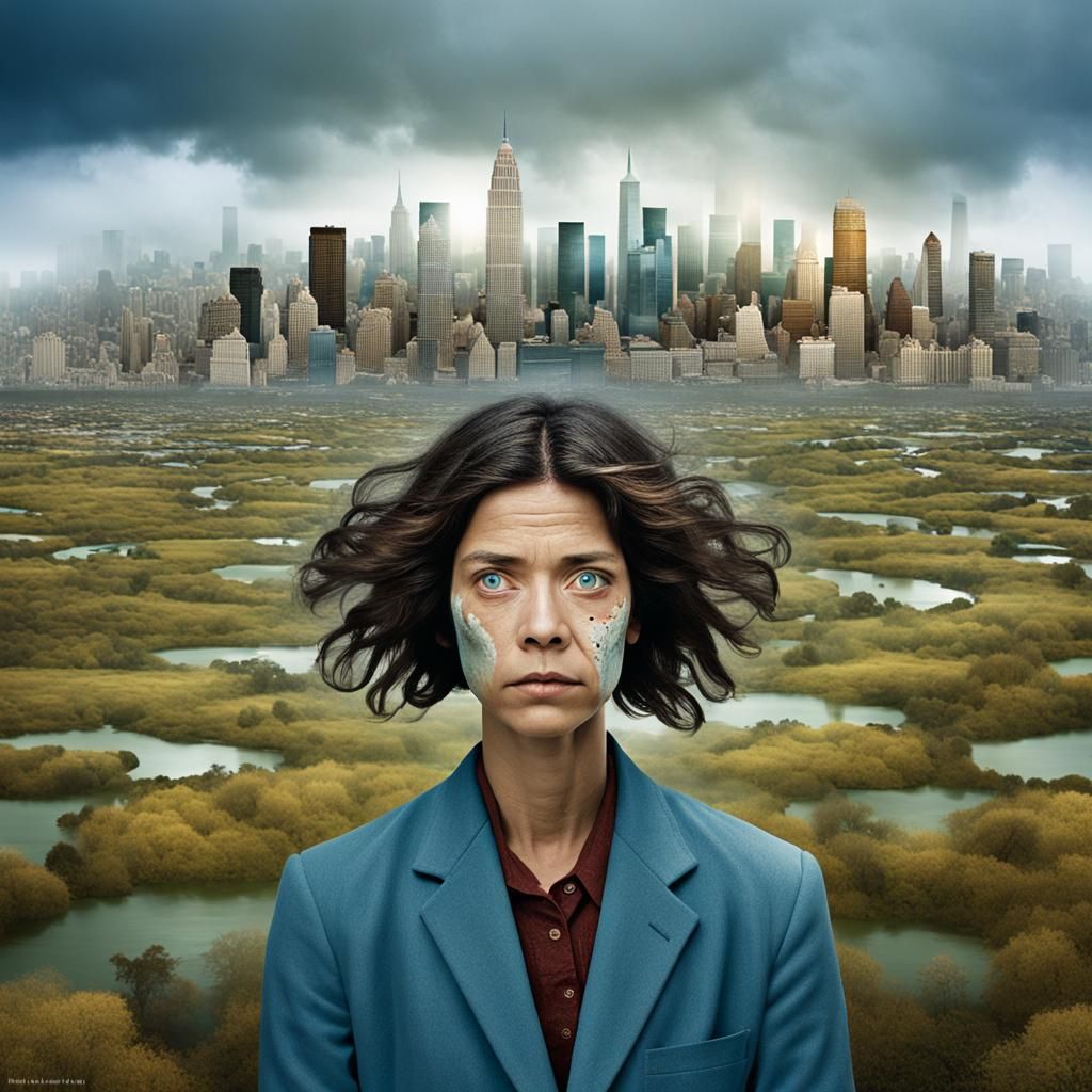 Surreal Portrait in Strange State Park