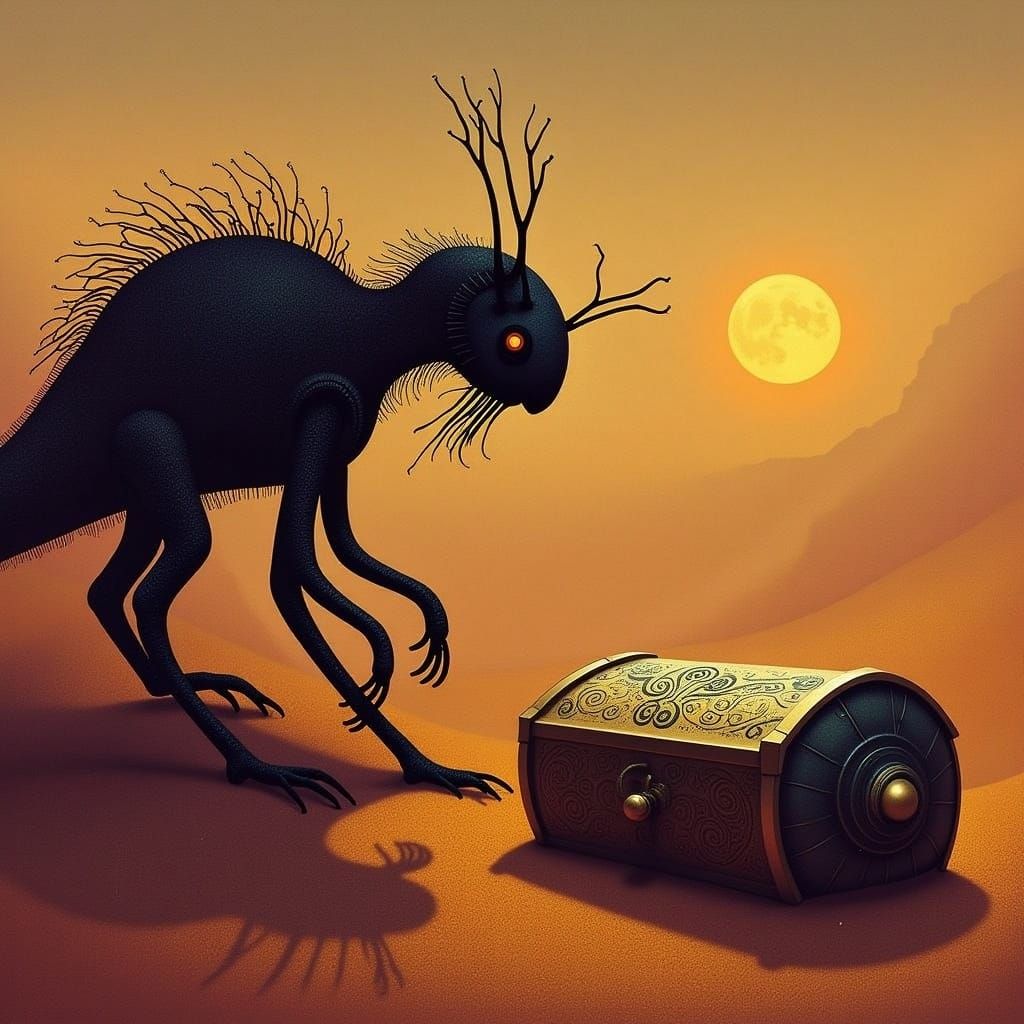 Robotic Scavenger Finds Alien Treasure Chest