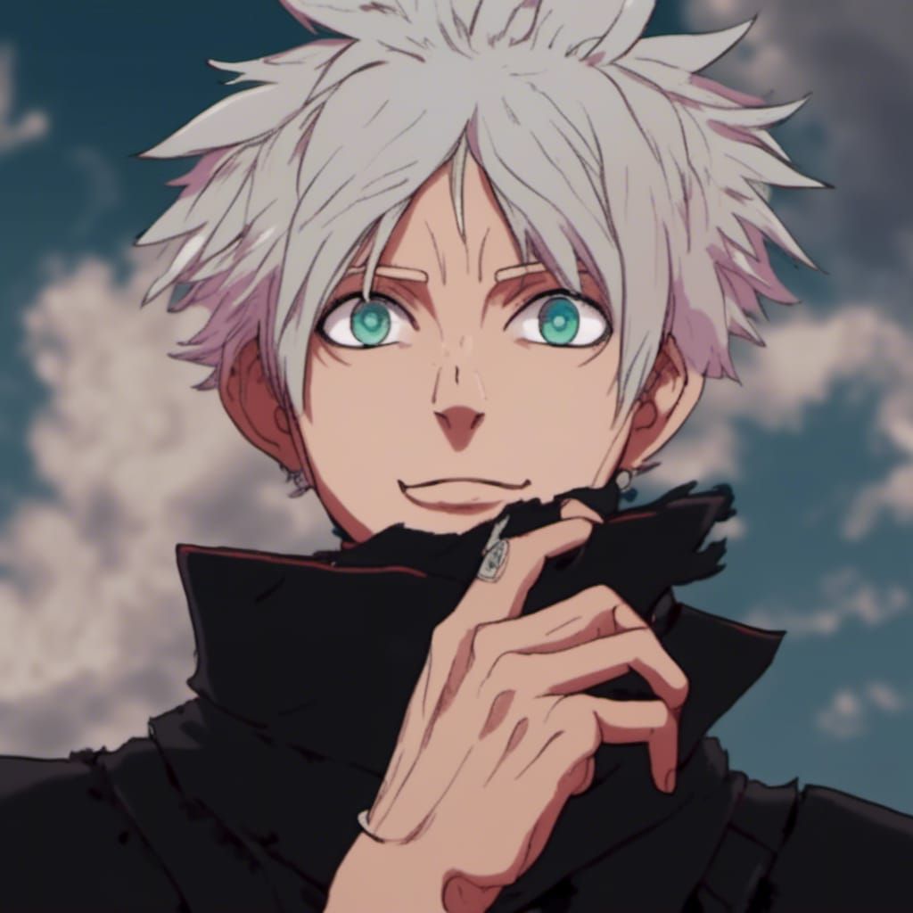Gojo from Jujutsu Kaisen Anime Portrait