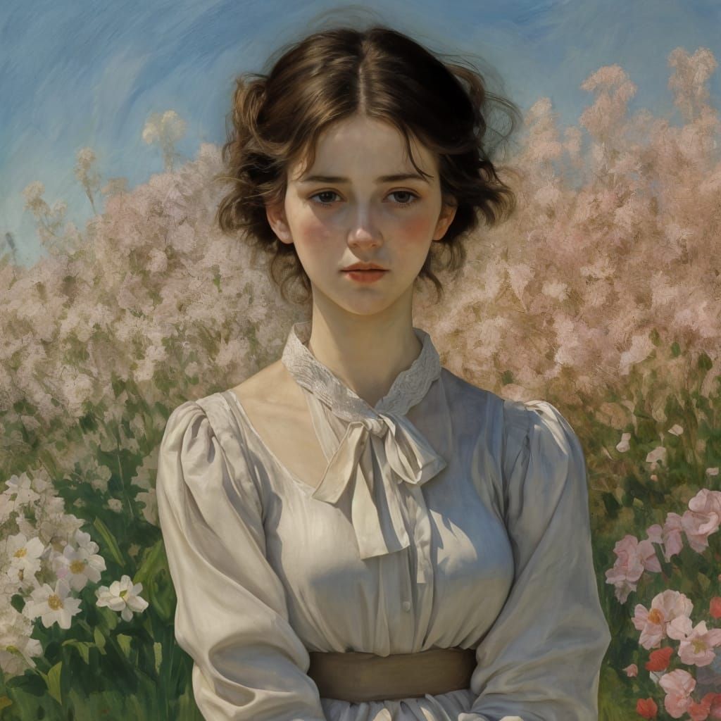 Elegant Portrait of a Young Woman