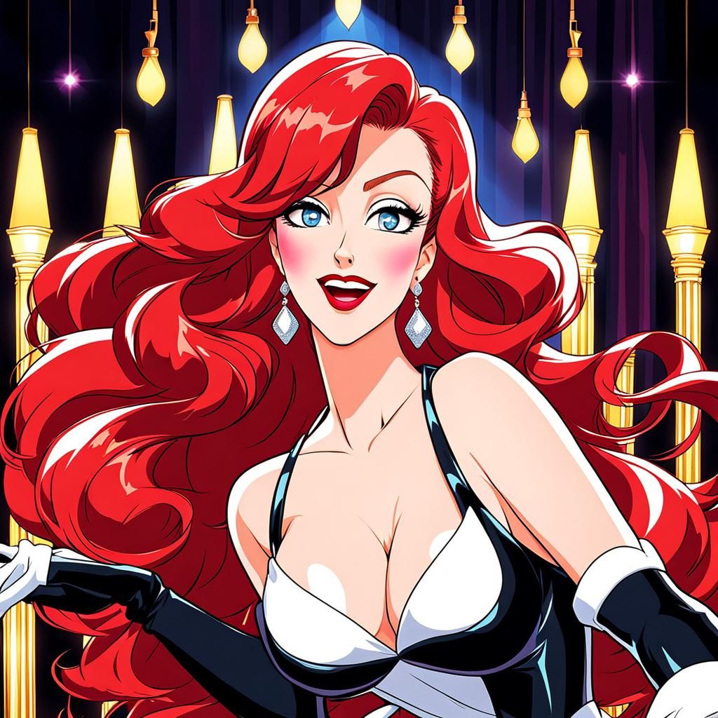 Jessica Rabbit Singing: Anime Style Cabaret