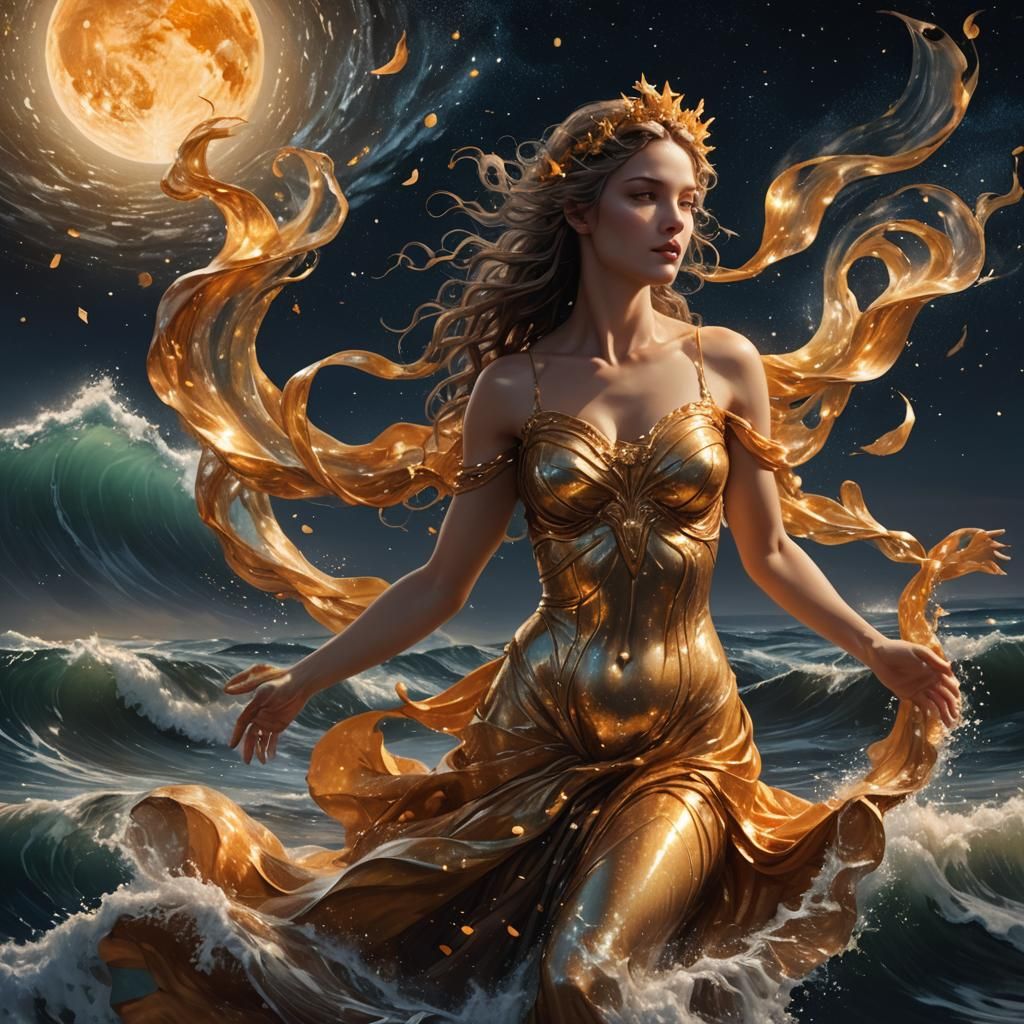 Aphrodite Rising from the Starry Sea