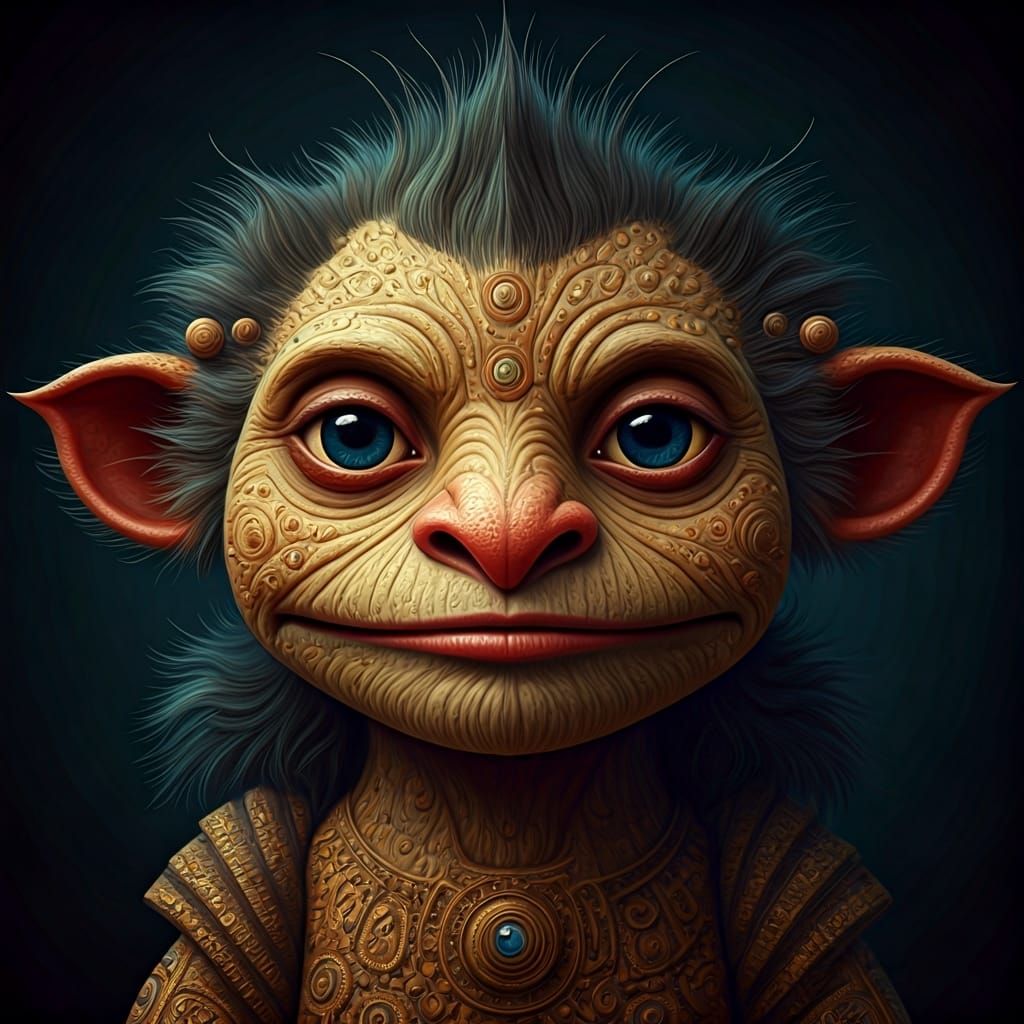 Whimsical Creatures in a Fantastical Setting