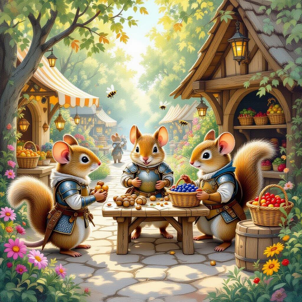 Enchanted Forest Market Inspired by Beatrix Potter