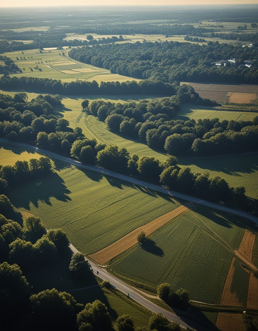 Hyperrealistic Kent County, Delaware in Cinematic Lighting