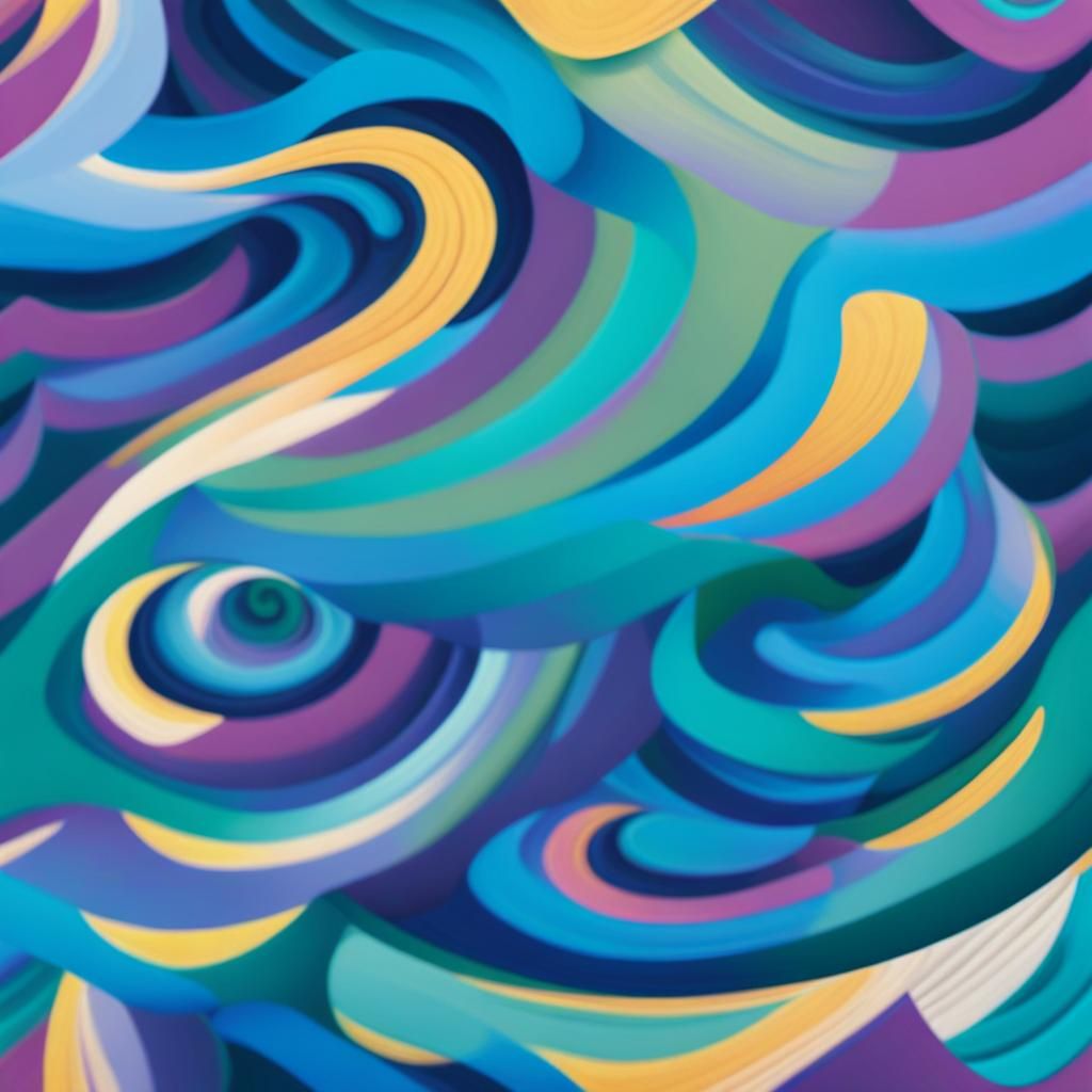 Surreal Rainbow: Vibrant Colors in Fantasy Concept Art