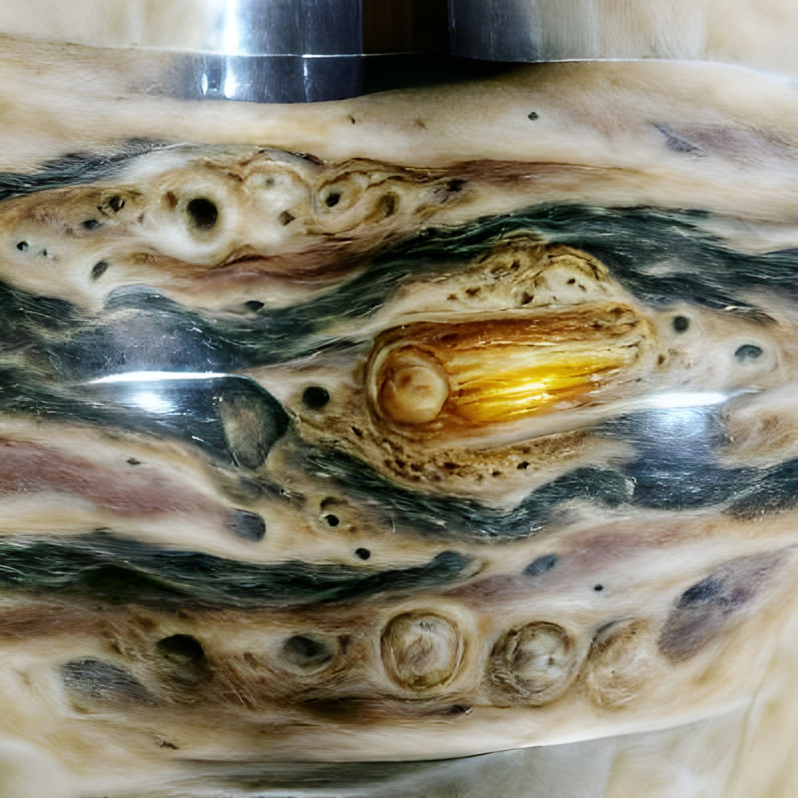 Detailed AI Rendering of Jupiter