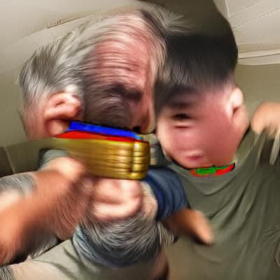 Monochrome Figure in Abstract Setting: Stark AI Art