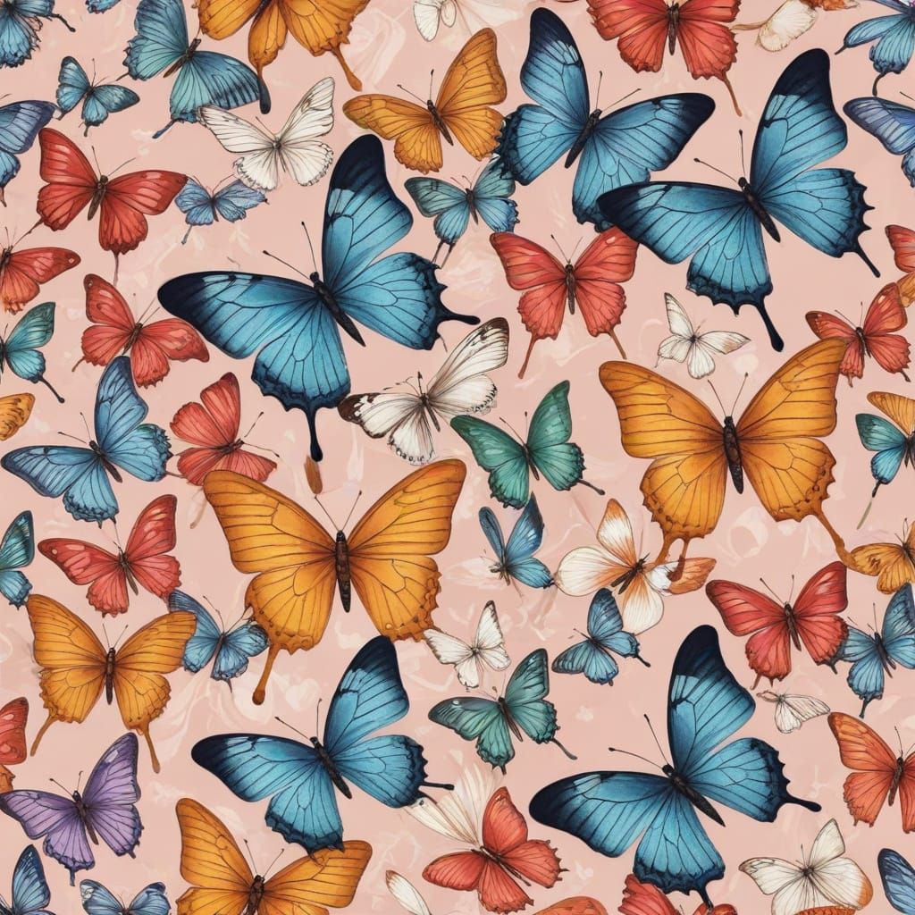 Ailes Papillons: AI Generated Butterfly Wings
