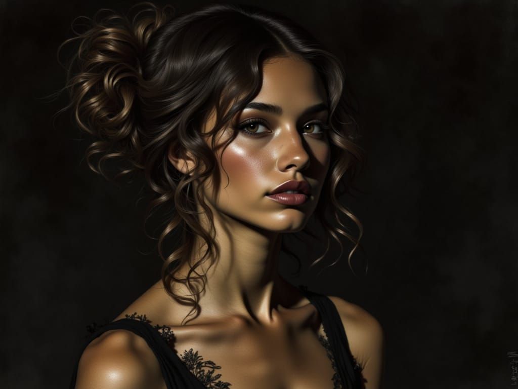 Pleasant Mad Scientist with Bold Lines and Deep Contrast