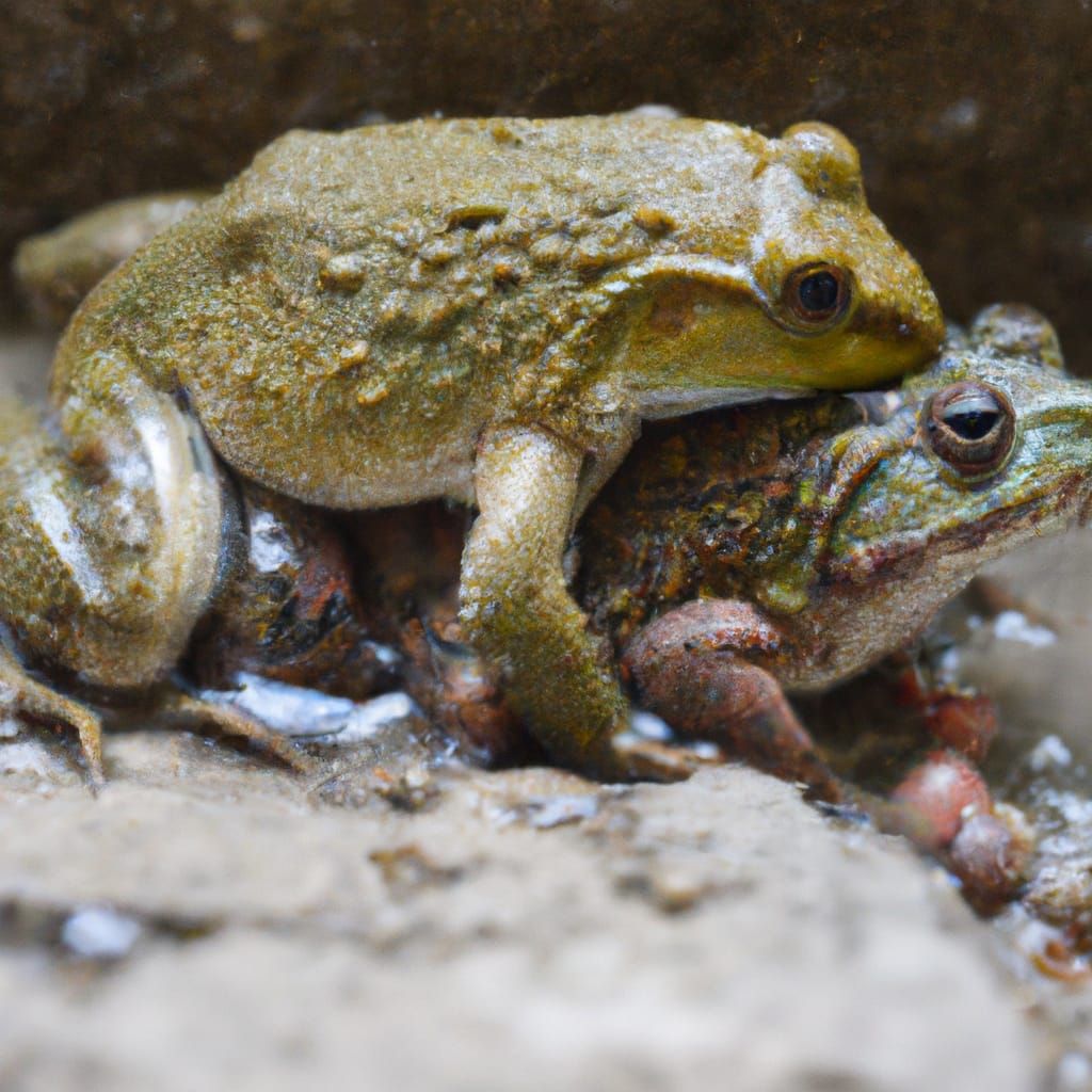 Frogs Eating Rocks: An Unusual Scene