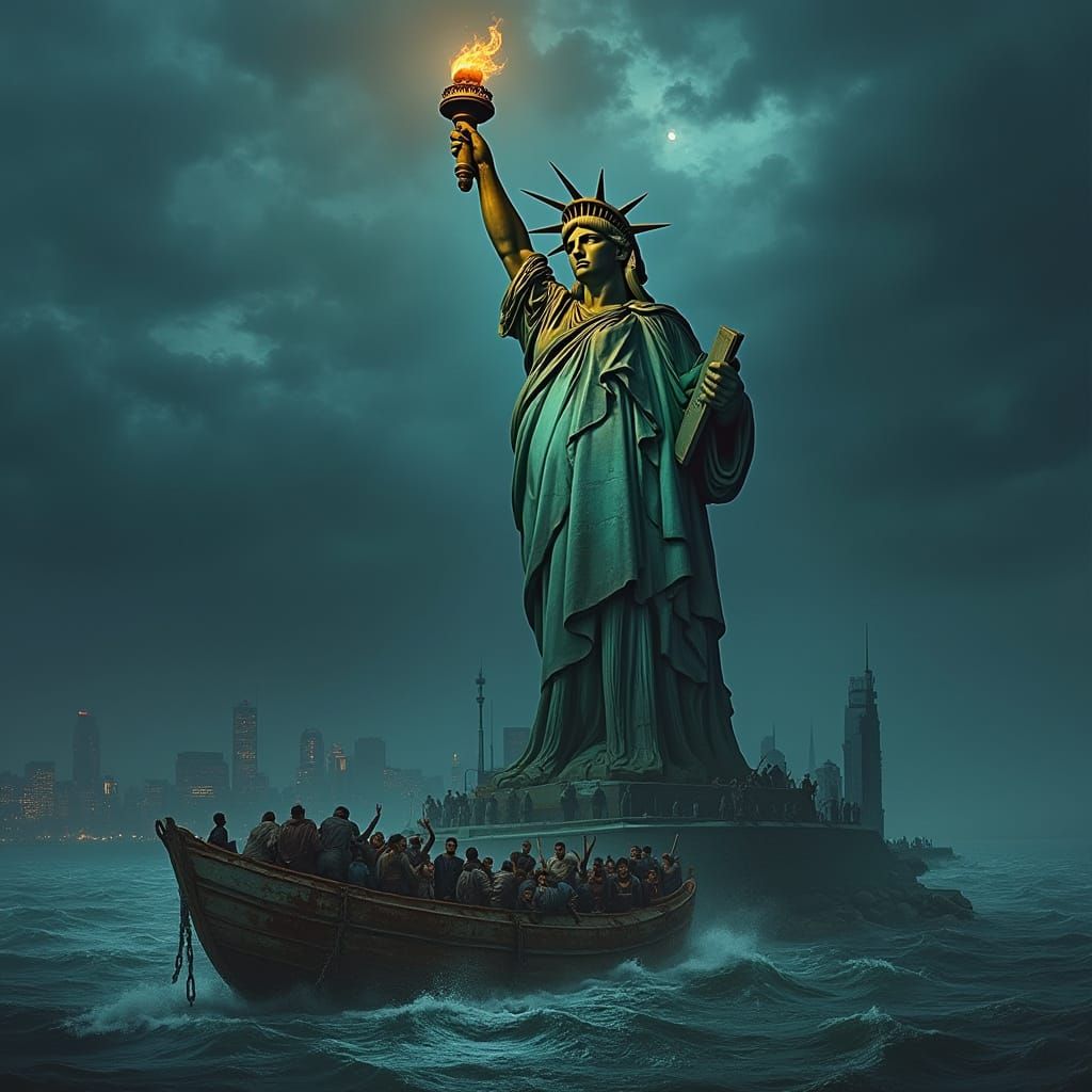 Copper Goddess Condemns Fated Voyage in Turbulent New York H...