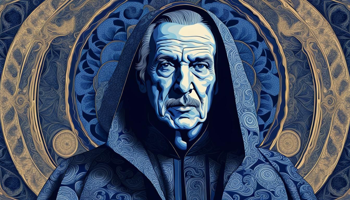 Vincent Price as Sith Lord in Art Nouveau Style