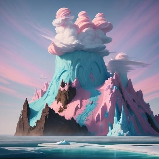 Wonka's Factory on Rocky Road Ice Cream Island