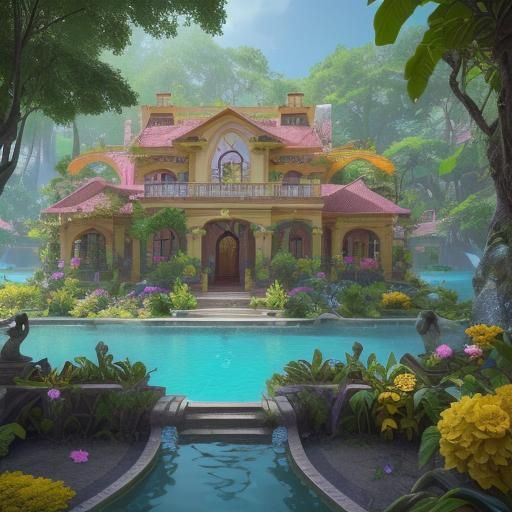 Gwen's pool house
