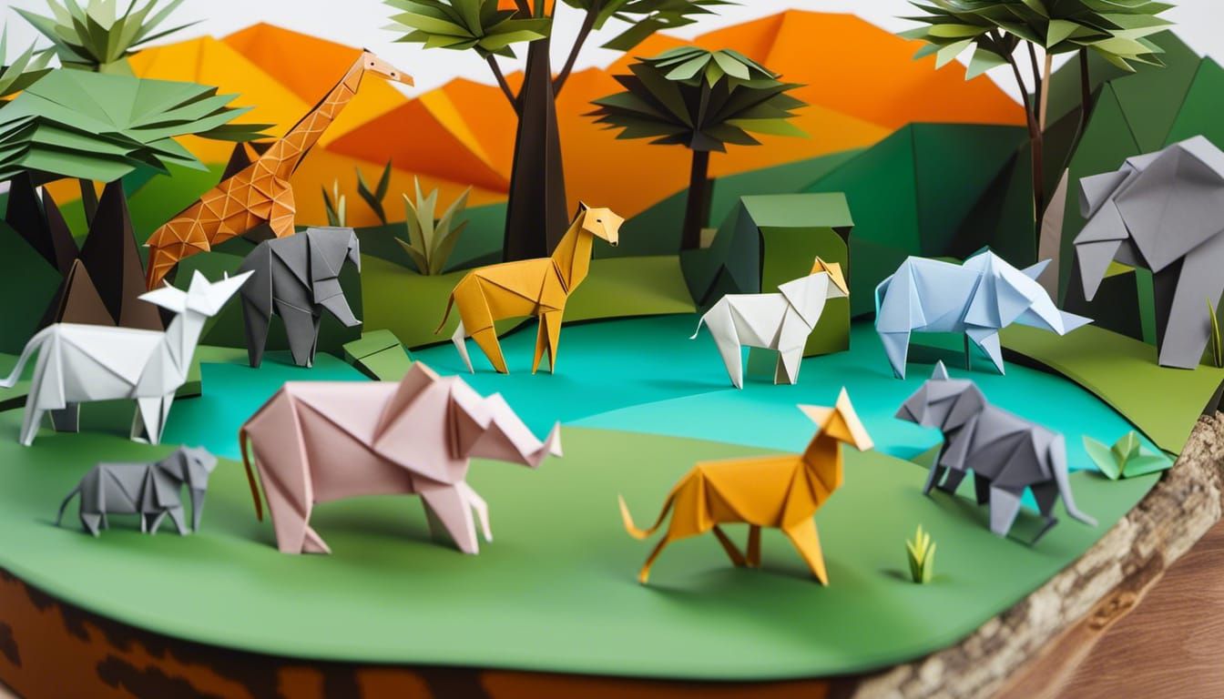 Origami Safari: Wild Animals in Paper