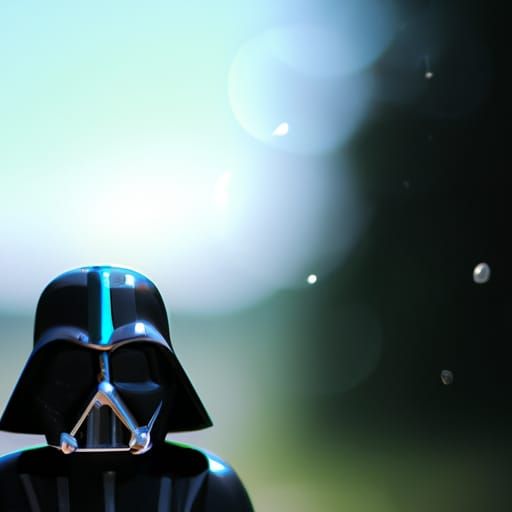 Darth Vader Portrait in Professional Photography Style