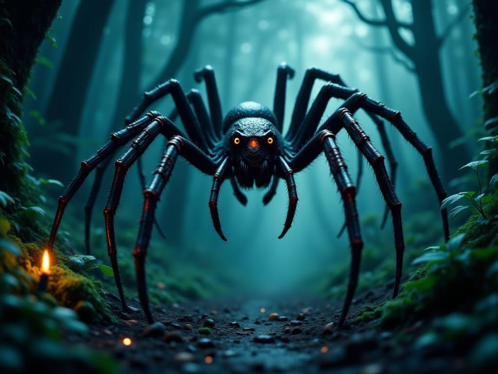 Spooky Spider Jungle Adventure in Twisted Style
