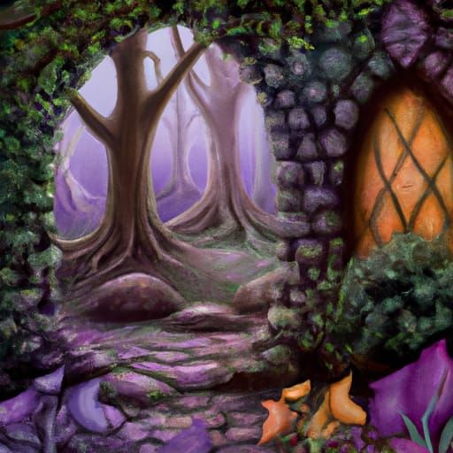 Ethereal Fantasy Landscape in Luminist Style