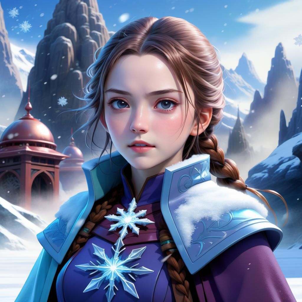 Anna as she adventures through a cool, frozen Naboo with mag...