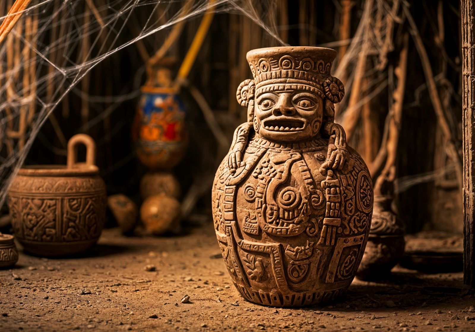 Cipactli Goddess Adorns Ancient Pottery