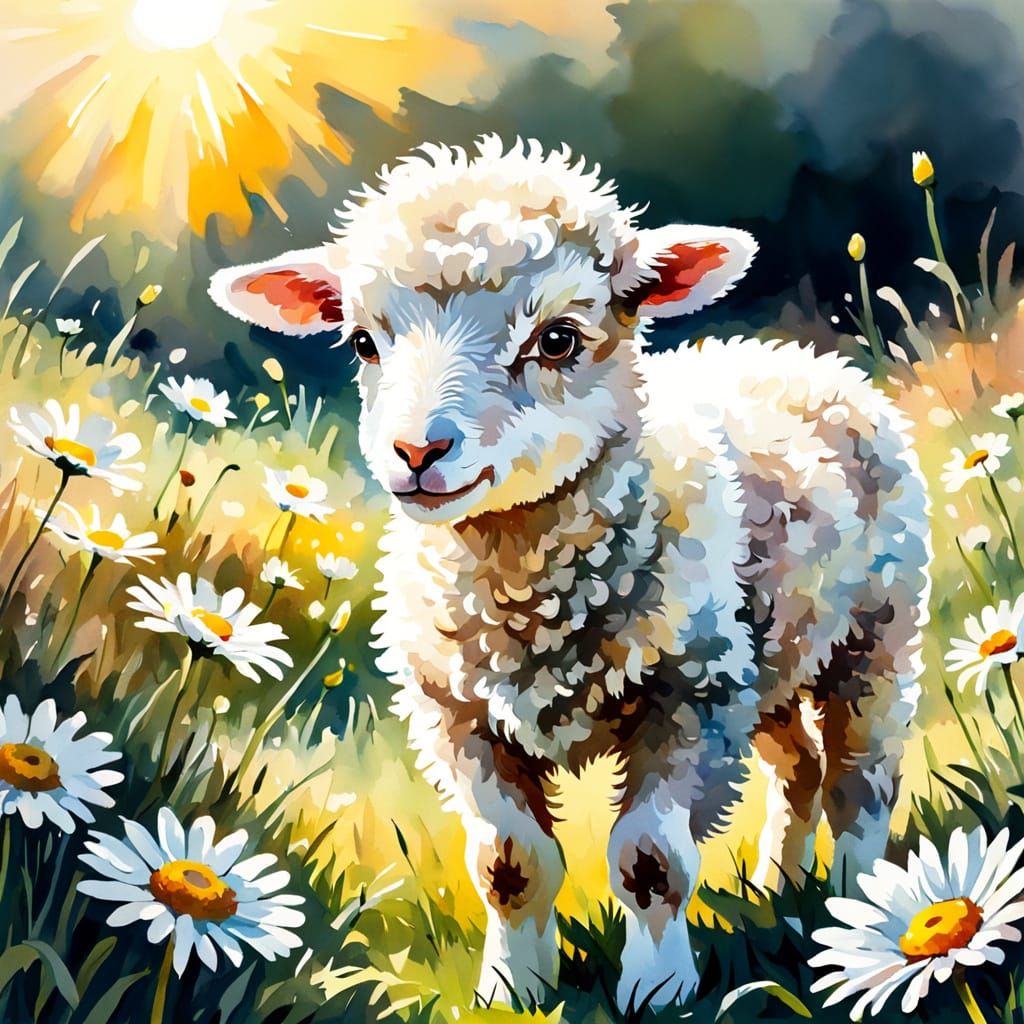 Nervous Nelly the Lamb