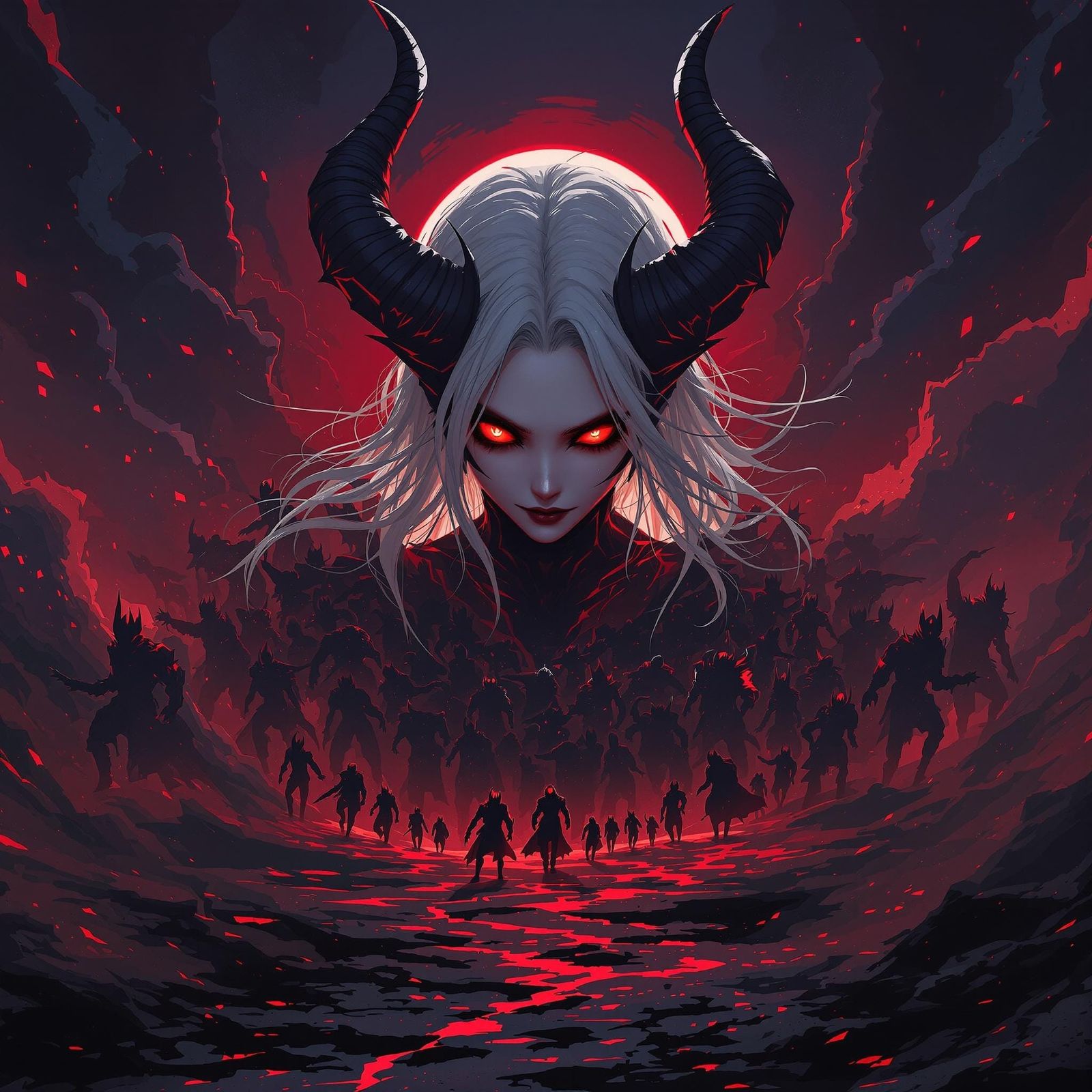 Dark Angel Leads Army Across the Shadows