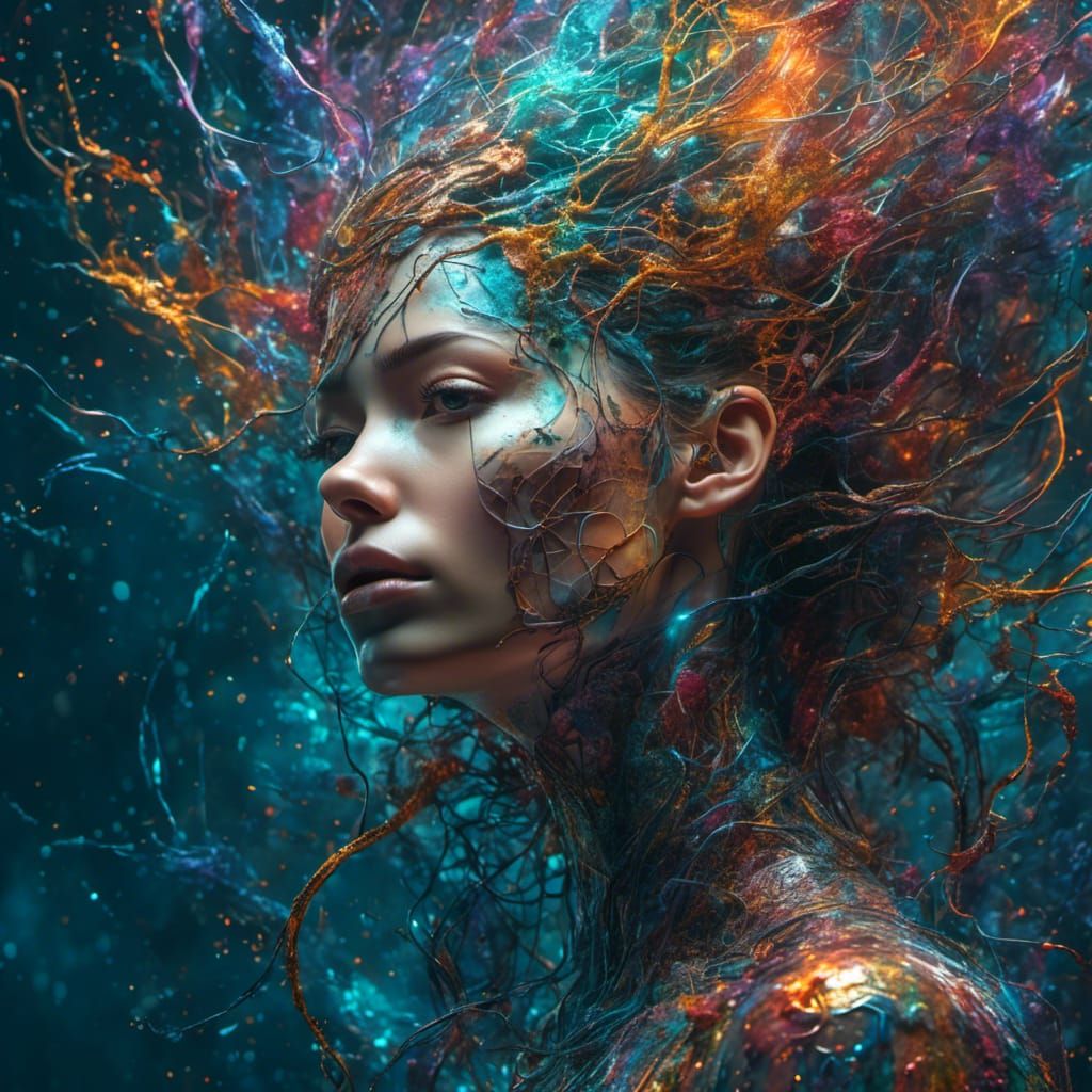 Central Nervous System as Female Figure