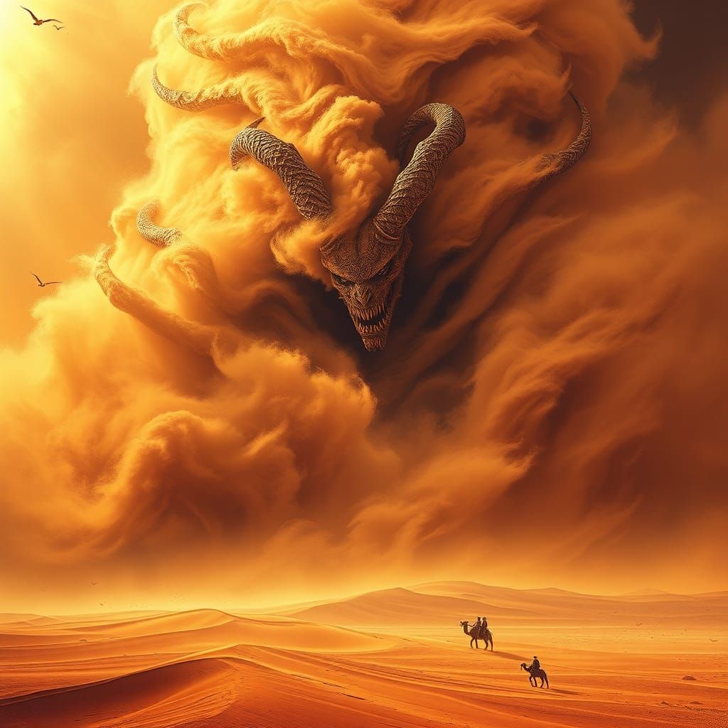 Sahara Sandstorm Unleashes Desert Demon