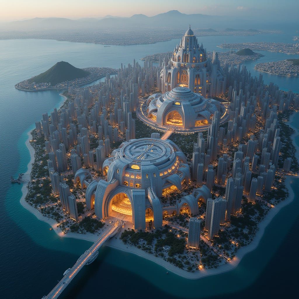 Mythological Megacity: Atlantis and Hadid Fusion