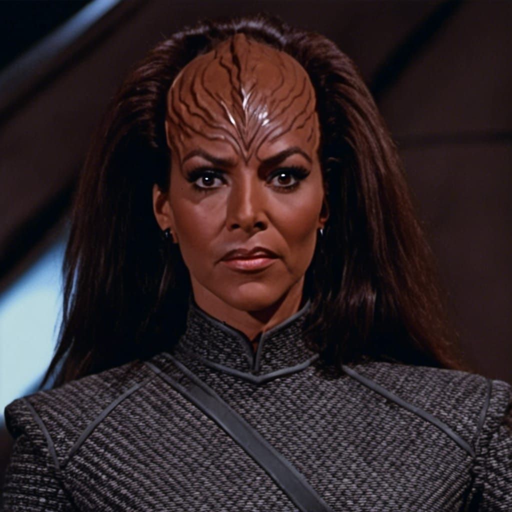 Beautiful Young Klingon Officer in High Resolution