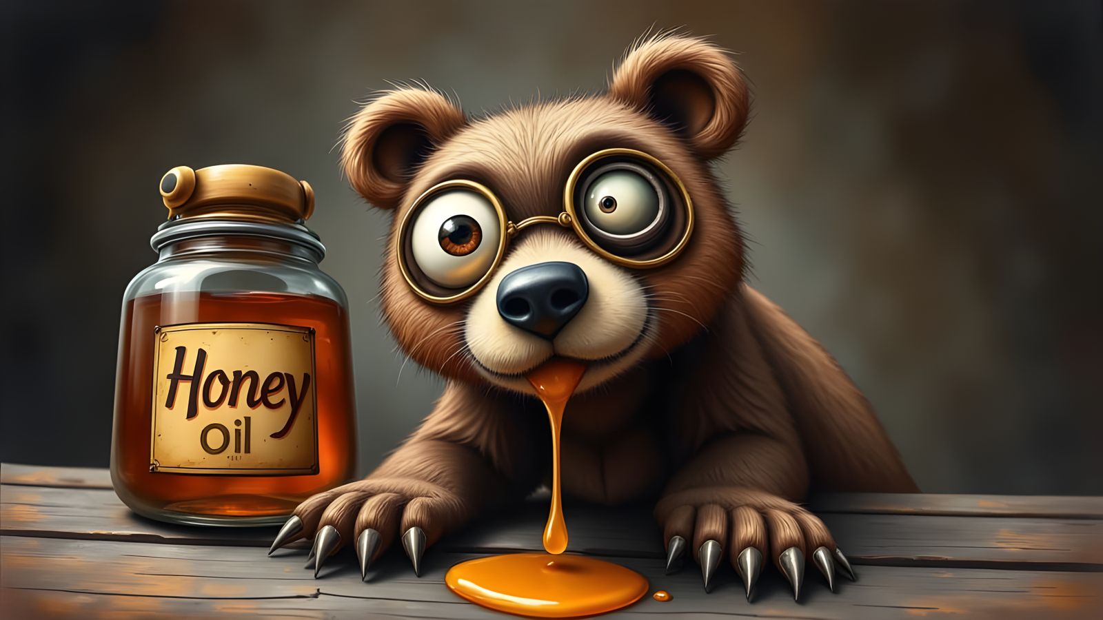Honey Oil Bear