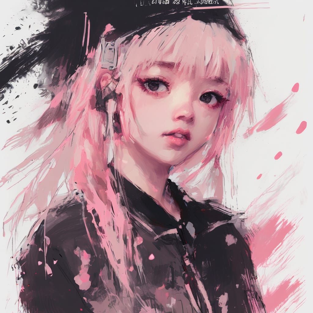 Abstract Impressionism: Digital Dress Design Showcase