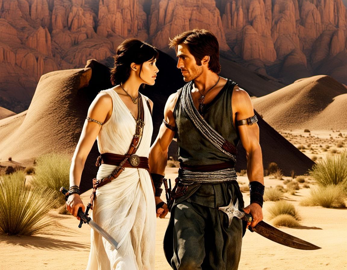 Handsome Prince Dastan with Gorgeous Princess Tamina